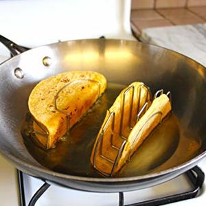 Mi Taco Stand - Make Perfect Flat-Bottom Taco Shells For Baking, Frying Or Air Frying