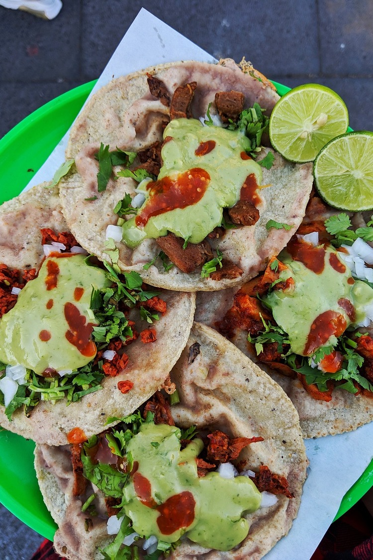 Tacos Recipe - Carne Adovada Tacos with Avocados